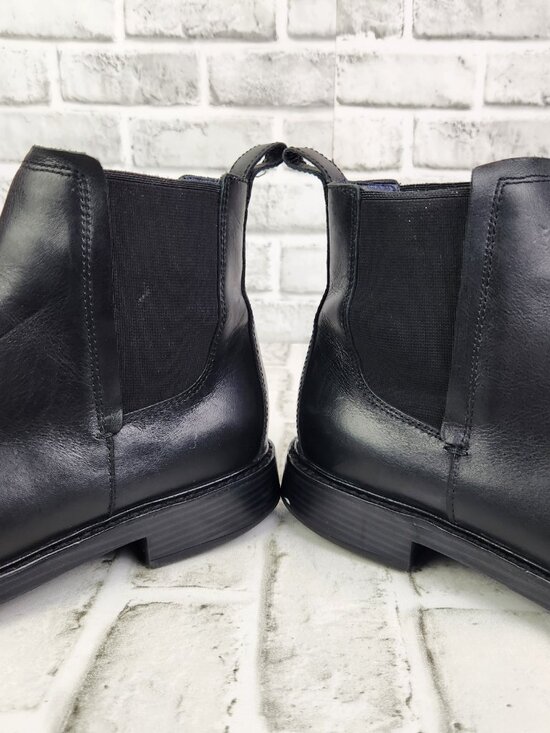 Cole Haan Kennedy Grand Waterproof Men\'s Sz 9 Black Leather Chelsea Boots C23097 main image 10